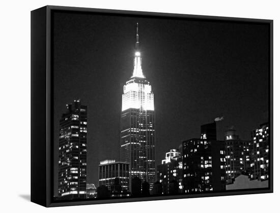 Empire State Building-Jeff Pica-Framed Stretched Canvas