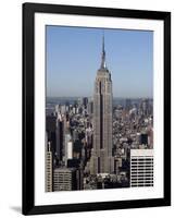 Empire State Building-Richard Drew-Framed Photographic Print