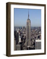 Empire State Building-Richard Drew-Framed Photographic Print