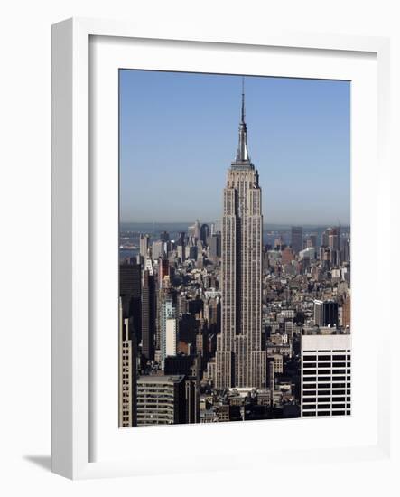 Empire State Building-Richard Drew-Framed Photographic Print