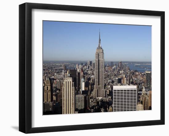 Empire State Building-Richard Drew-Framed Photographic Print