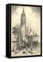 Empire State Building-null-Framed Stretched Canvas