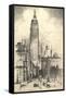 Empire State Building-null-Framed Stretched Canvas