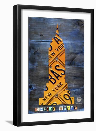 Empire State Building-Design Turnpike-Framed Giclee Print