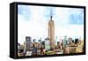 Empire State Cityscape II-Philippe Hugonnard-Framed Stretched Canvas