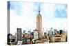 Empire State Cityscape II-Philippe Hugonnard-Stretched Canvas