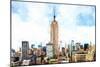 Empire State Cityscape II-Philippe Hugonnard-Mounted Giclee Print