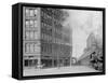 Empire State Express (New York Central Railroad) Passing Thru Washington Street, Syracuse, N.Y.-null-Framed Stretched Canvas