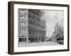 Empire State Express (New York Central Railroad) Passing Thru Washington Street, Syracuse, N.Y.-null-Framed Photo