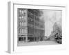 Empire State Express (New York Central Railroad) Passing Thru Washington Street, Syracuse, N.Y.-null-Framed Photo