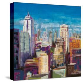 Empire State Iv-null-Stretched Canvas