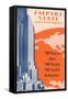 Empire State Observatories, New York City-null-Framed Stretched Canvas