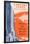 Empire State Observatories, New York City-null-Framed Art Print