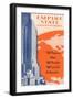 Empire State Observatories, New York City-null-Framed Art Print