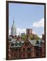 Empire State seen from the High Line. Manhattan, New York.-Tom Norring-Framed Photographic Print