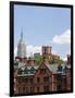 Empire State seen from the High Line. Manhattan, New York.-Tom Norring-Framed Photographic Print