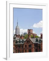 Empire State seen from the High Line. Manhattan, New York.-Tom Norring-Framed Photographic Print