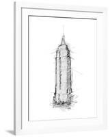 Empire STATE Sketch-OnRei-Framed Art Print