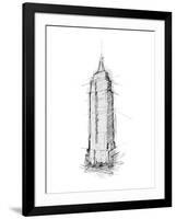 Empire STATE Sketch-OnRei-Framed Art Print