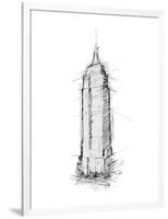 Empire STATE Sketch-OnRei-Framed Art Print