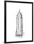 Empire STATE Sketch-OnRei-Framed Art Print