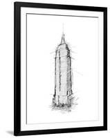 Empire STATE Sketch-OnRei-Framed Art Print
