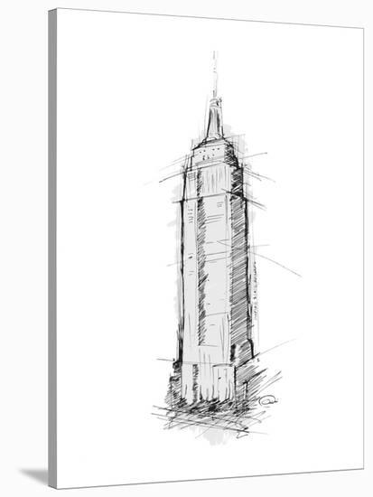 Empire STATE Sketch-OnRei-Stretched Canvas