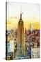 Empire State Sunset III - In the Style of Oil Painting-Philippe Hugonnard-Stretched Canvas