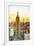 Empire State Sunset III - In the Style of Oil Painting-Philippe Hugonnard-Framed Giclee Print