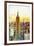 Empire State Sunset III - In the Style of Oil Painting-Philippe Hugonnard-Framed Giclee Print