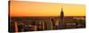 Empire State Sunset-Dale MacMillan-Stretched Canvas