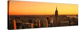 Empire State Sunset-Dale MacMillan-Stretched Canvas