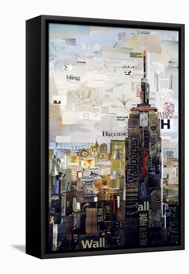 Empire State-James Grey-Framed Stretched Canvas