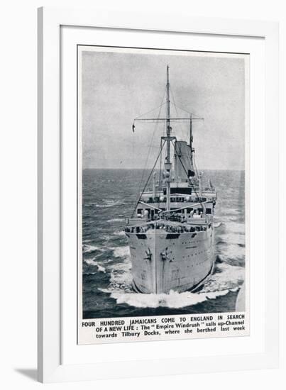 Empire Windrush 1948-null-Framed Photographic Print