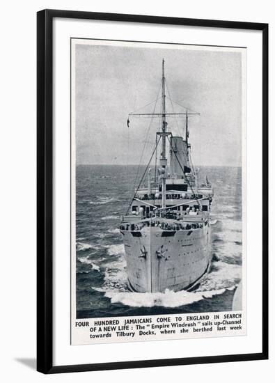 Empire Windrush 1948-null-Framed Photographic Print