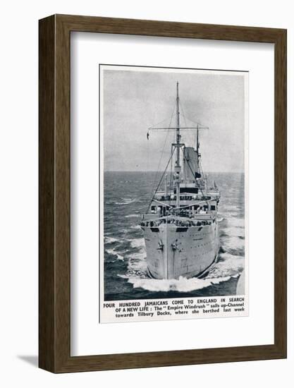 Empire Windrush 1948-null-Framed Photographic Print