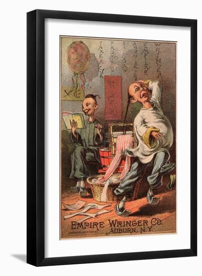 Empire Wringer Clothes Washer, C.1890-null-Framed Giclee Print