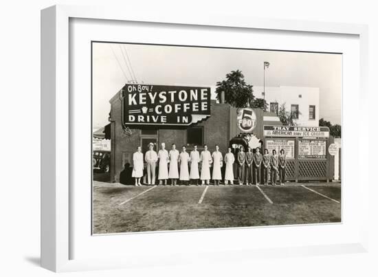 Employee Picture of Keystone Coffee Drive In-null-Framed Art Print