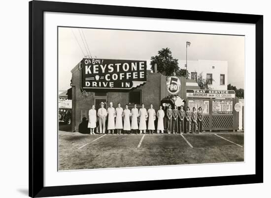 Employee Picture of Keystone Coffee Drive In-null-Framed Premium Giclee Print