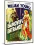 Employees' Entrance, Warren William, Loretta Young on Window Card, 1933-null-Mounted Photo