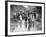 Employees Leaving the Rolls-Royce Works, Derby, Wwii, C1939-C1945-null-Framed Photographic Print