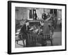 Employees of Mylly Koski Playing Pool and Chess in Game Room-Mark Kauffman-Framed Premium Photographic Print