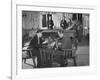 Employees of Mylly Koski Playing Pool and Chess in Game Room-Mark Kauffman-Framed Premium Photographic Print