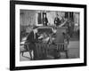 Employees of Mylly Koski Playing Pool and Chess in Game Room-Mark Kauffman-Framed Premium Photographic Print