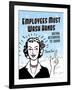 Employees Wash Hands-Retroplanet-Framed Giclee Print