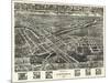 Emporia, Virginia - Panoramic Map-Lantern Press-Mounted Art Print