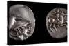 Emporiae Coin. Obverse: Head of Athena with Corinthian Helmet, 4th Century Bc-null-Stretched Canvas