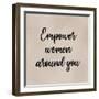 Empower Women-Marcus Prime-Framed Art Print