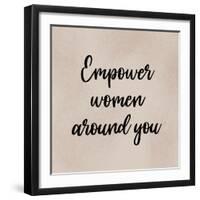 Empower Women-Marcus Prime-Framed Art Print