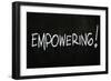 Empowering-airdone-Framed Art Print